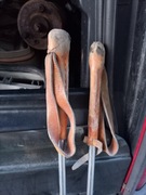 Stare kijki narciarskie PRL