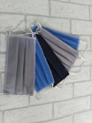 Bawełniane,dwuwarstwowe maseczki