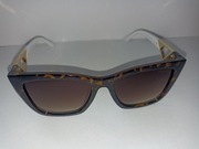 Nowe Okulary damskie przeciwsłoneczne napis PRADA 