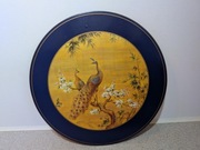 obrazek satynowy – z pawiem