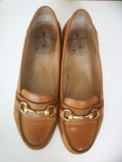 MOKASYNY SKÓRA NAT KARMEL JASPER JAMES LONDON Horsebit loafers ROZM 39