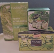 Zestaw do makijażu i  pielęgnacji twarzy aloes