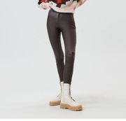 spodnie sinsay 2975B-89X Spodnie z imitacji skóry seksi