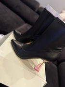 Ted Baker – czarne skórzane botki na obcasie LIYA r. 40 nowe