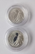 2 x 1/10 grosza polskiego srebro.