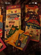 14 kolorowanek i wyjklejanek głównie nowych