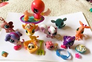 zestaw 10 figurek pet shop akcesoria żyrafa LPS Littlest Pet Shop