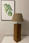 Lampa ze starej belki 