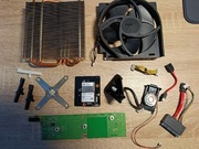 Zestaw części z konsoli XBOX ONE karta wifi, radiator, wentylator