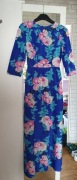 Sukienka maxi w kwiaty r s