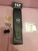 Pasek skórzany do gitary P&P MUSIC, nowy i gratisy - straploki lub przyrzad