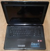 ASUS K70A 17" - nie włącza się, bez matrycy