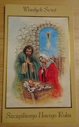 Pocztówka Boże Narodzenie karnet religijny 