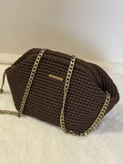 Kopertówka + portfel w czekoladowym kolorze