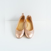 Baleriny Wojas, skóra naturalna, 37