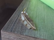 Spinka do włosów pióro nowe 