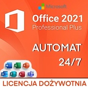 KLUCZ + INSTALKA - MICROSOFT OFFICE 2021 PRO PLUS