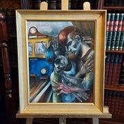 "Pociąg ( do..? " - scena rodzajowa