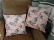 Komplet 2szt poszewki 40x40cm na zakładkę szyte własnoręcznie / bawełna