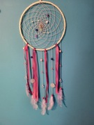 Fioletowo-niebieski łapacz snów