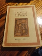 Ostatnie Wcielenie Vautrina Balzac