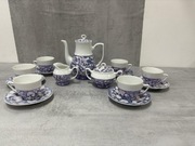 Serwis kawowy marmurek porcelana Bogucice 