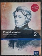 Ponad słowami, klasa 2 część 1 nowa era, zakres podstawowy i rozszerzony