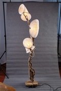 LAMPA  PODŁOGOWA Z KORZENI HANDMADE 