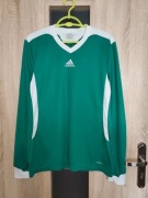 380. Zielona bluza sportowa piłkarska adidas rozmiar S