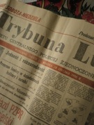 Gazeta z roku 1990 Trybuna Ludu