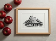 Plakat Wydruk Rycina polskie Schroniska Tatrzańskie  PTTK A4 prezent górski