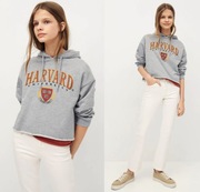 MANGO krótka bluza cropp Harvard University 13 14 lat