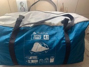 Namiot rodziny Quechua Arpenaz 4.1 niebieski 4-osobowy SAMA SYPIALNIA