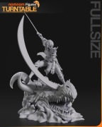Figurka druk 3D żywica 12K " Cha Hae-In - Solo Leveling " - Miniature