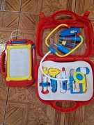 Zestaw do zabawy w lekarza + znikopis