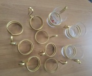 PRL Uchwyty Podstawki do szklanek zaciskowe 10szt.