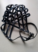 Kaganiec skórzany regulowany - Na dużego psa