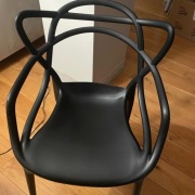 4 Krzesla Kartell Masters Czarne