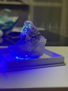 Autunit minerał surowy Portugalia Infesta rzadkość świeci w UV