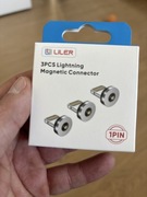 Końcówki 3 sztuki do kabla magnetycznego iPhone Lightning
