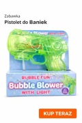 Pistolet do baniek mydlanych, 4xAA– Bubble Blower