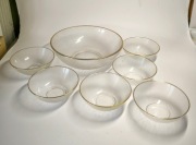 Zestaw szklanych kompotierek Huta Hortensja 