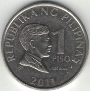 Filipiny 1 piso peso 2011 - 24 mm - nr 1