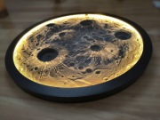 Księżyc Led 3D, plafon, 230V, lampa ścienna, na ścianę  30 cm