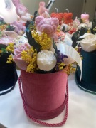 Flower box z sojowego wosku 