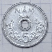 #2094 Wietnam 5 xu 1975 piękna 