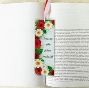 Zakładka do książki -kwiatowa