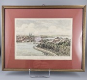 Deutsch Krone Wałcz akwaforta lata 30ste