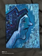 Wycofanie obraz na tablicy malarskiej