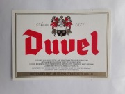 Etykieta piwna browar piwo Belgia 